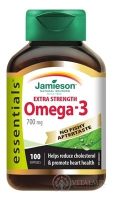 JAMIESON OMEGA-3 EXTRA 700 mg cps 1x100 ks